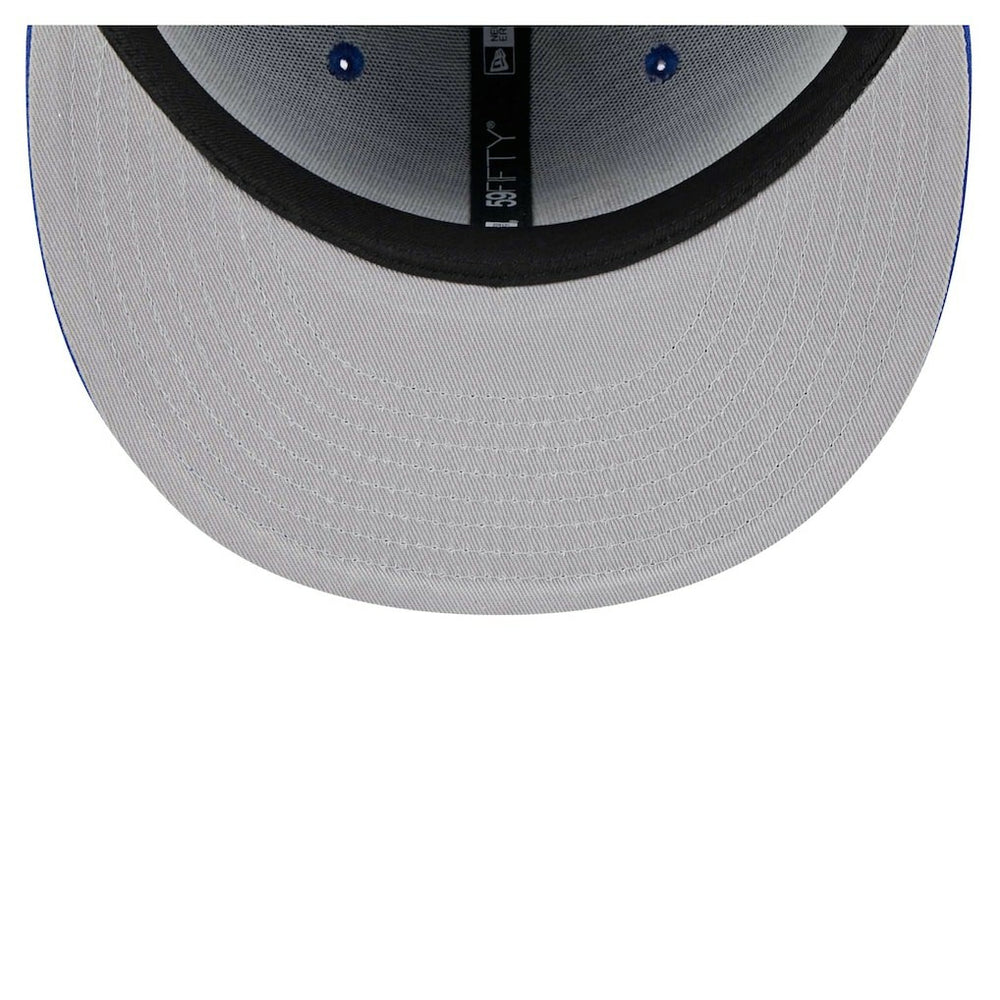 Royal Philadelphia 76ers Piped & Flocked 59Fifty Fitted Hat | NBA