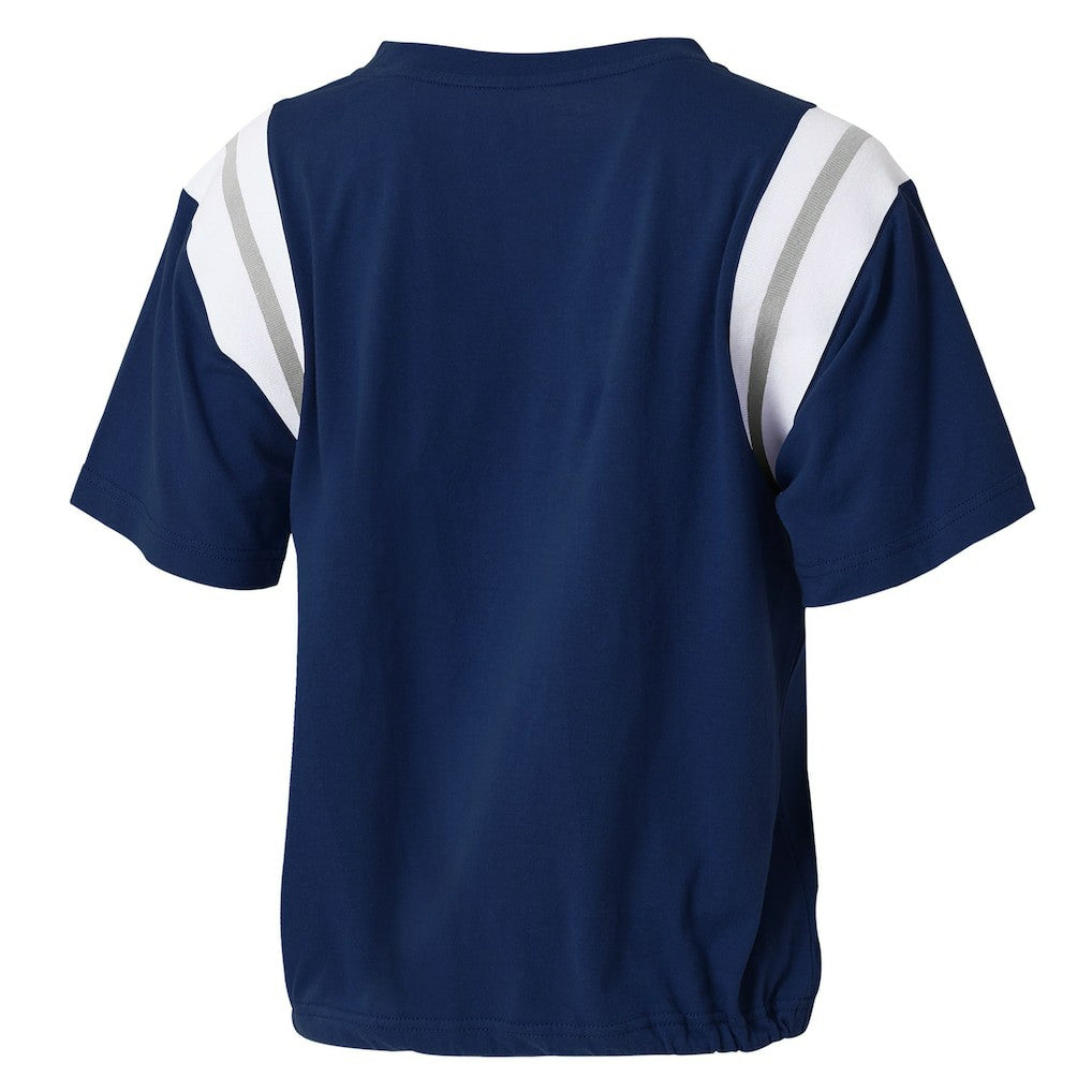 Dallas Cowboys WEAR by Erin Andrews Women's Cinched Colorblock T-Shirt | NFL Sale