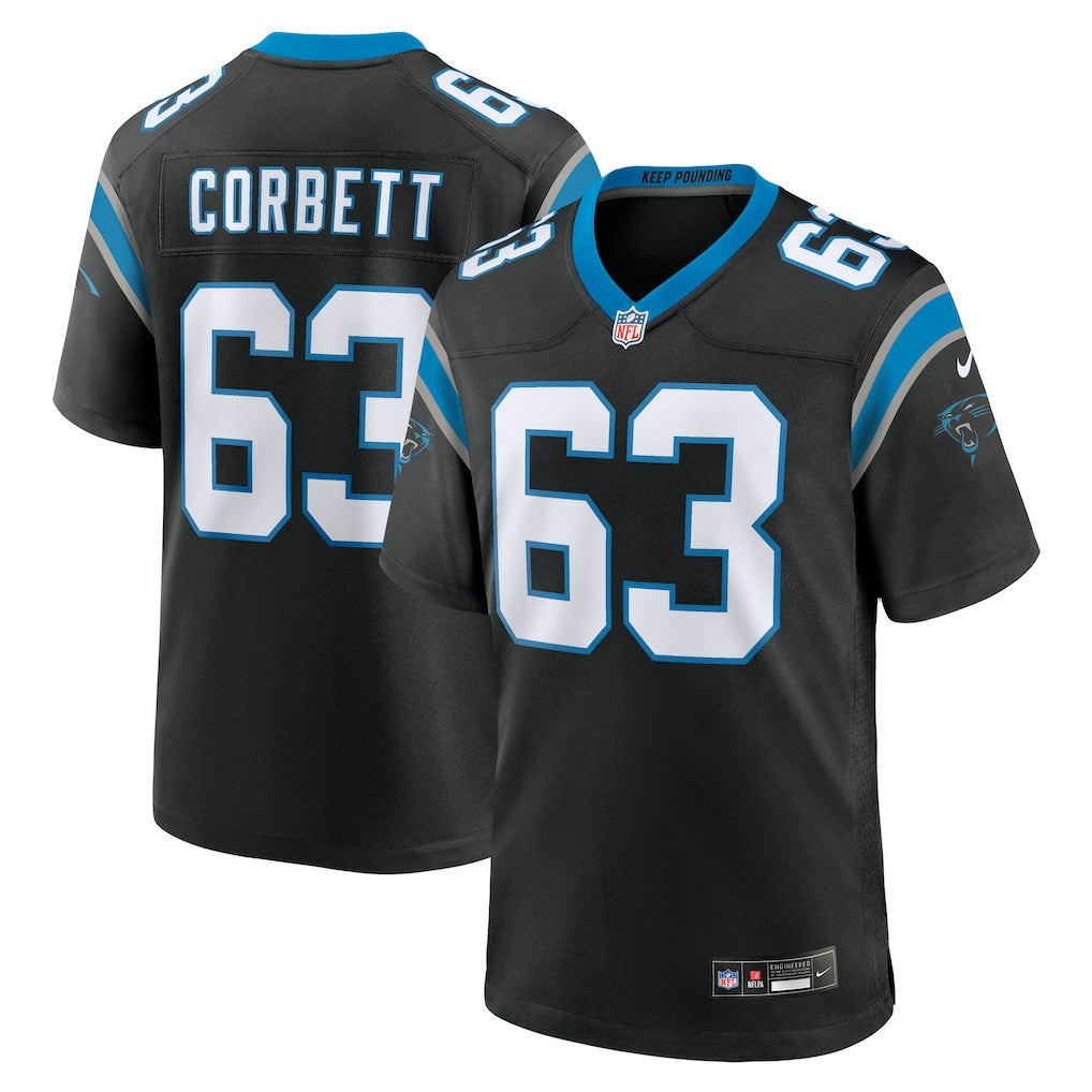 Carolina Panthers Austin Corbett  Team Game Jersey | NFL Hot