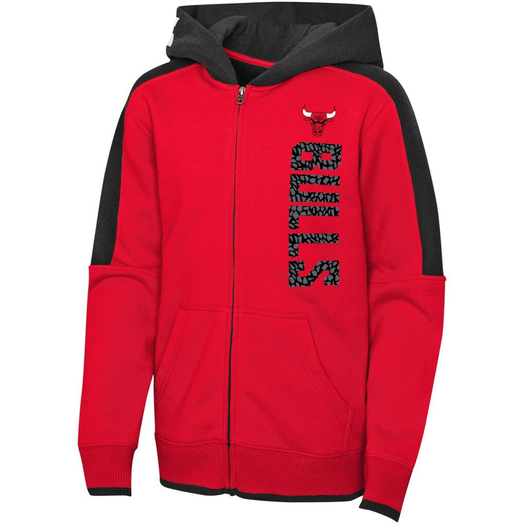 Red Chicago Bulls Preschool Post-Up Full-Zip Hoodie | NBA