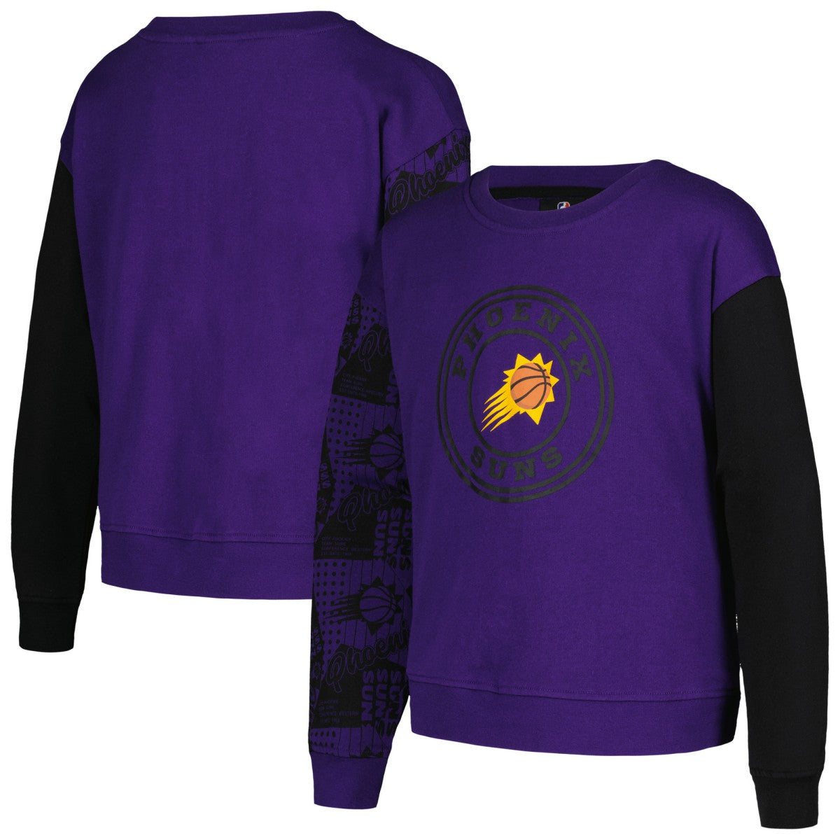 Purple Phoenix Suns Girls Youth Trifecta Pullover Sweatshirt | NBA