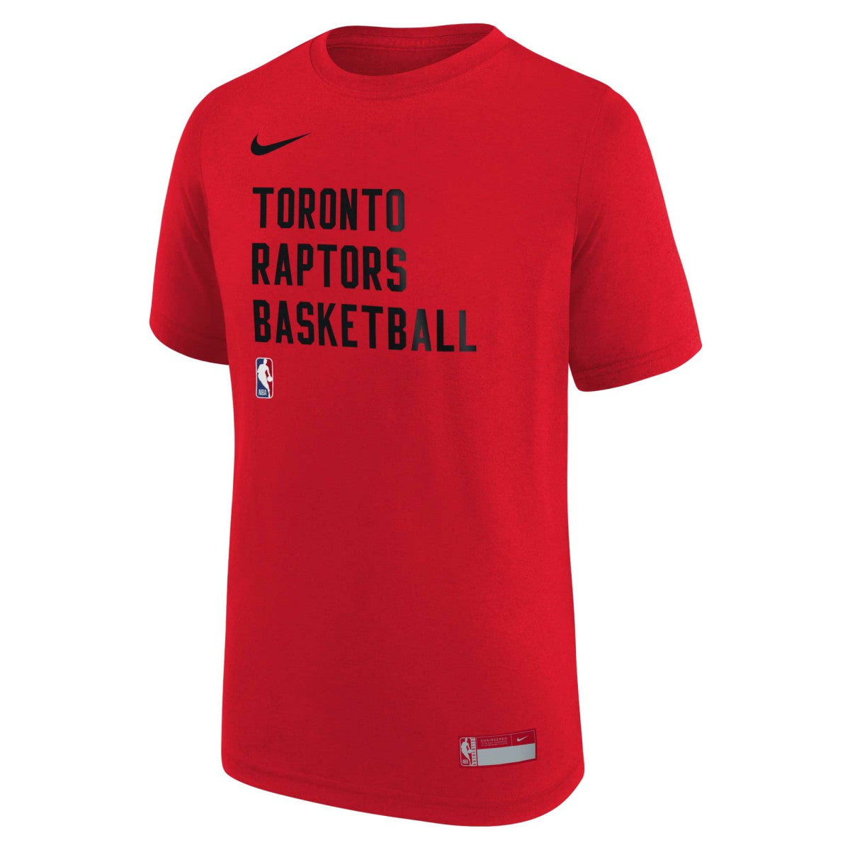 Red Toronto Raptors Youth Essential Practice T-Shirt | NBA