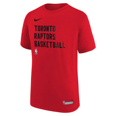 Red Toronto Raptors Youth Essential Practice T-Shirt | NBA
