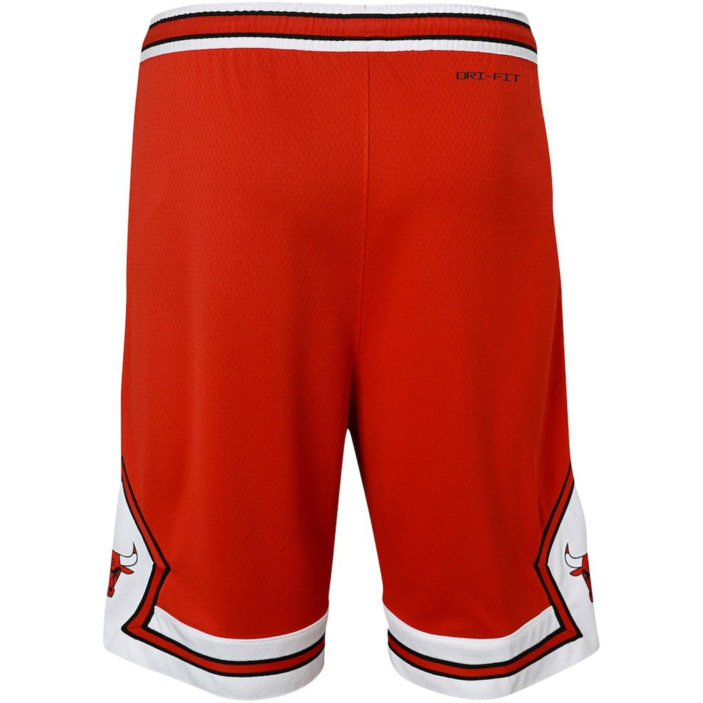 Red Chicago Bulls Youth Icon Edition Mesh Performance Swingman Shorts | NBA