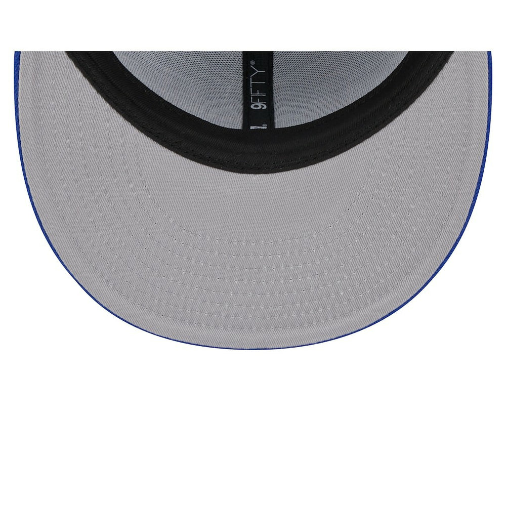 Royal Golden State Warriors Rally Drive Finish Line Patch 9FIFTY Snapback Hat sale | NBA