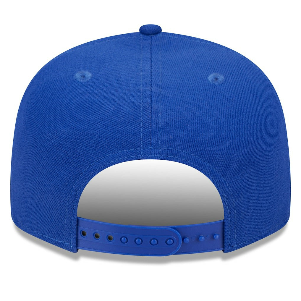 Royal Philadelphia 76ers Rally Drive Finish Line Patch 9FIFTY Snapback Hat | NBA
