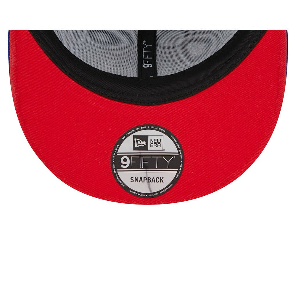 Royal Philadelphia 76ers Rally Drive Flames 9FIFTY Snapback Hat | NBA