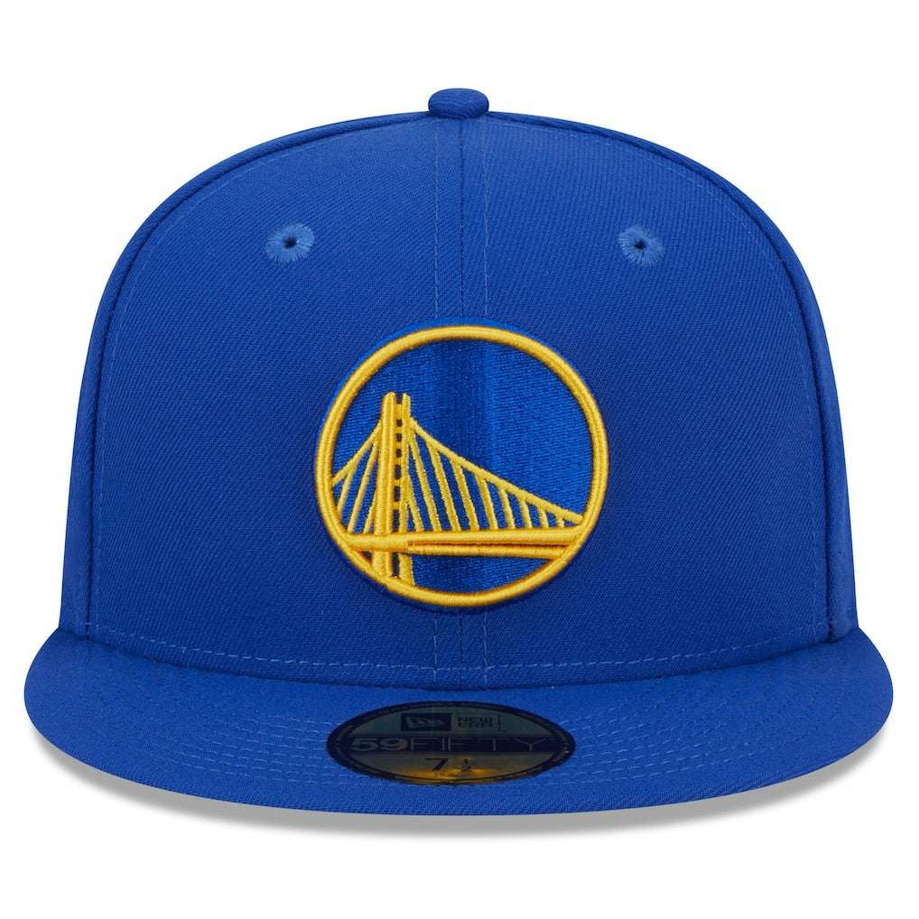 Royal Golden State Warriors Rally Drive Side Patch 59FIFTY Fitted Hat sale | NBA