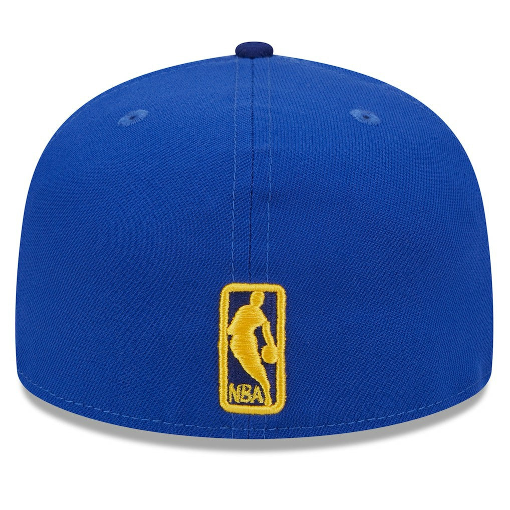 Royal Golden State Warriors Rally Drive Checkerboard 59FIFTY Crown Fitted Hat sale | NBA
