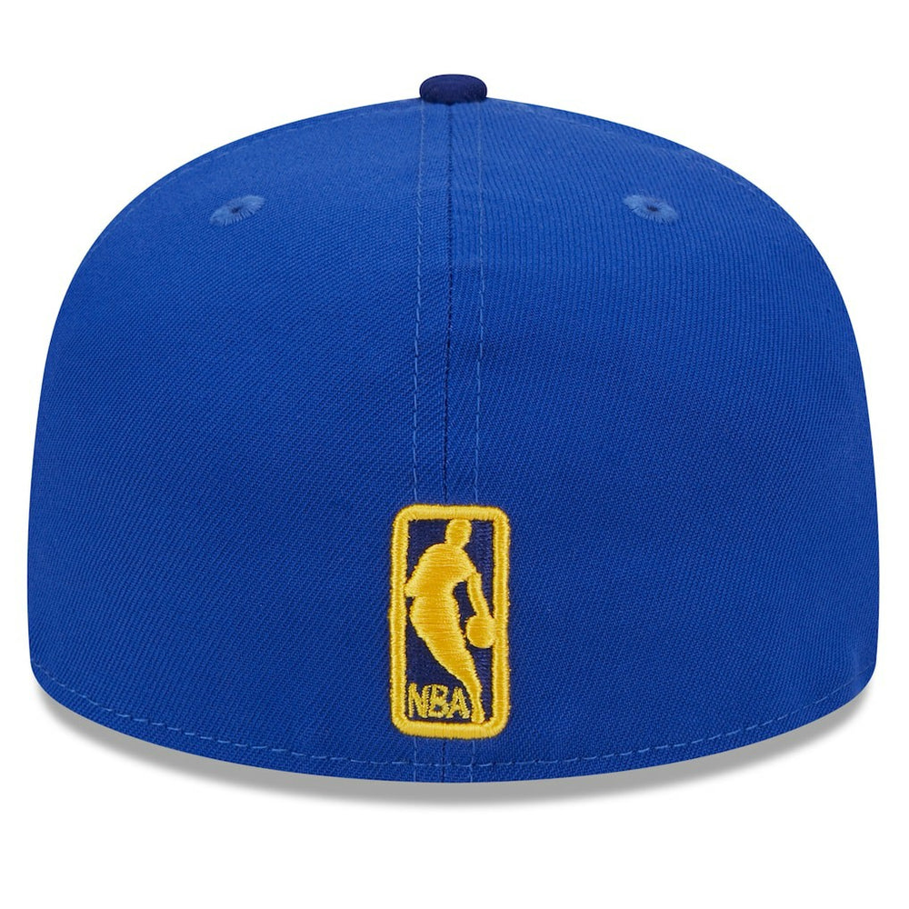 Royal Golden State Warriors Rally Drive Checkerboard 59FIFTY Crown Fitted Hat sale | NBA