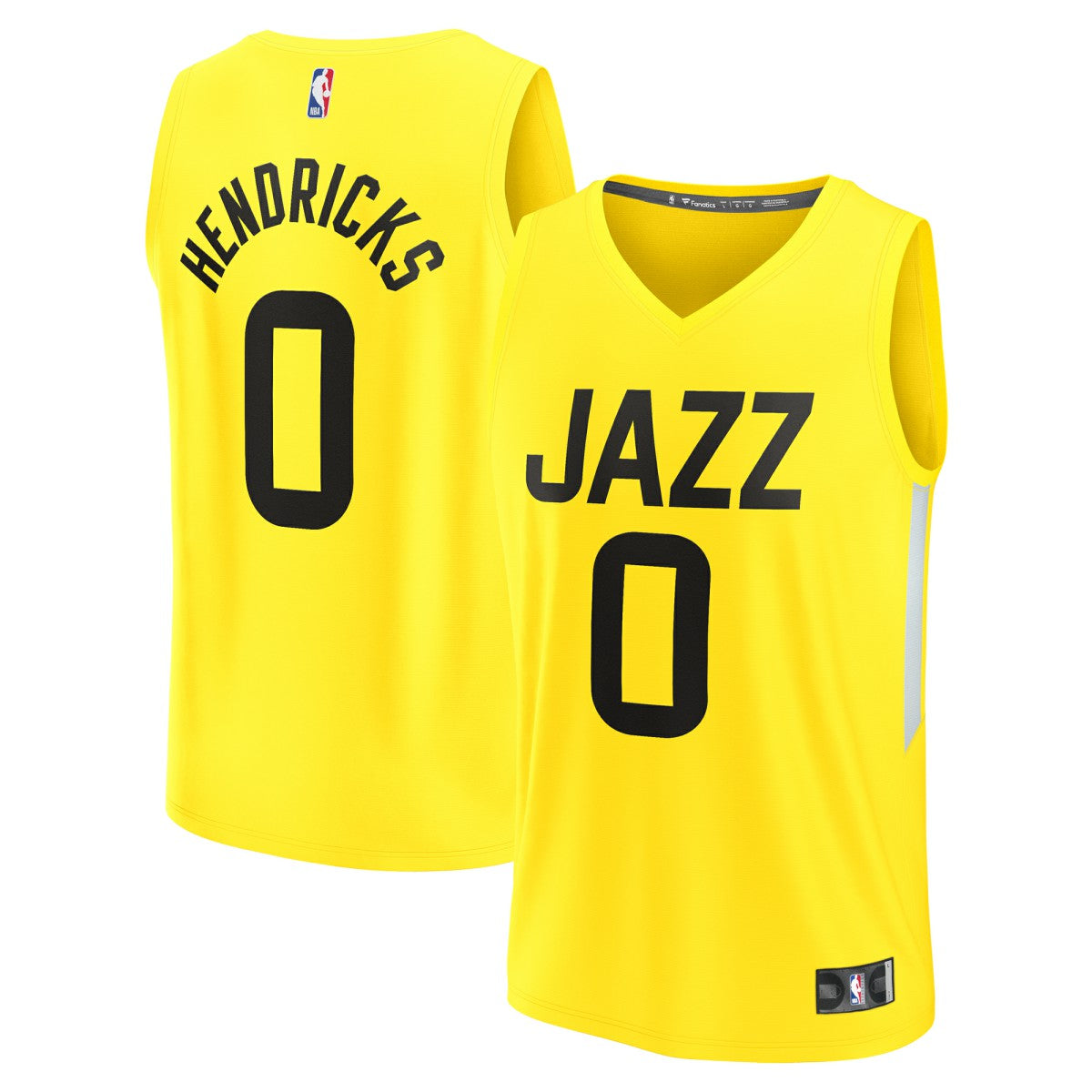 Yellow Taylor Hendricks Utah Jazz Fast Break Replica Jersey | NBA