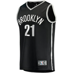Black Noah Clowney Brooklyn Nets Fast Break Replica Jersey | NBA