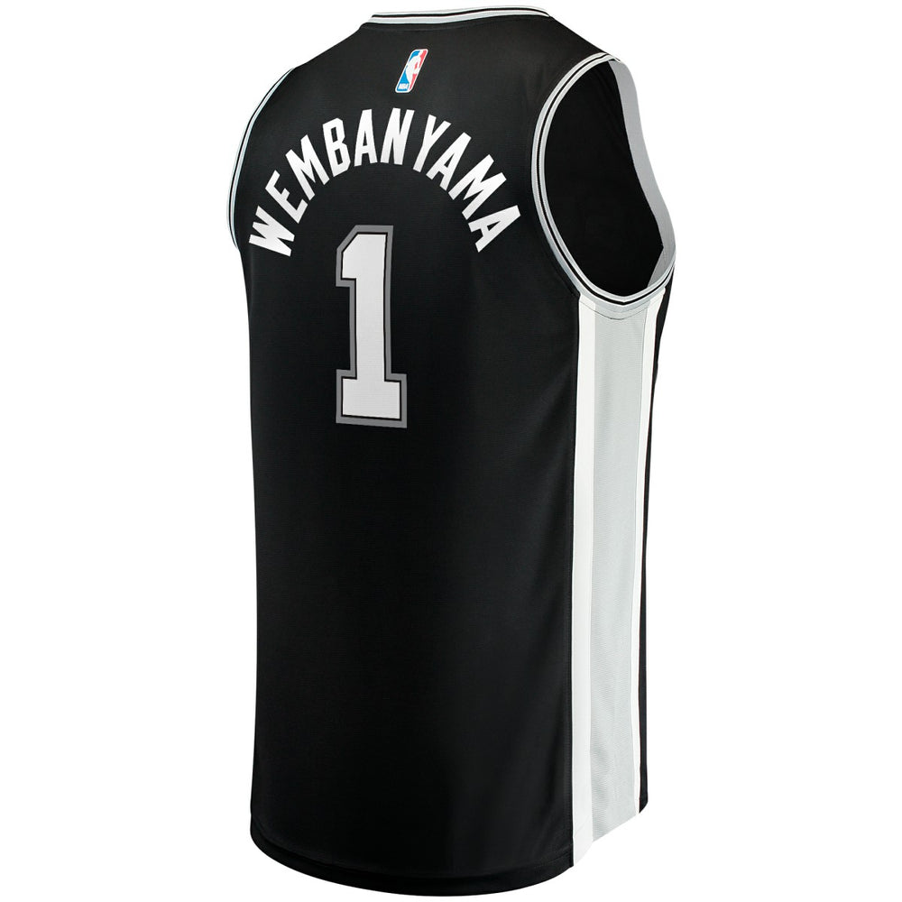 Black Victor Wembanyama San Antonio Spurs Youth Fast Break Replica Jersey | NBA