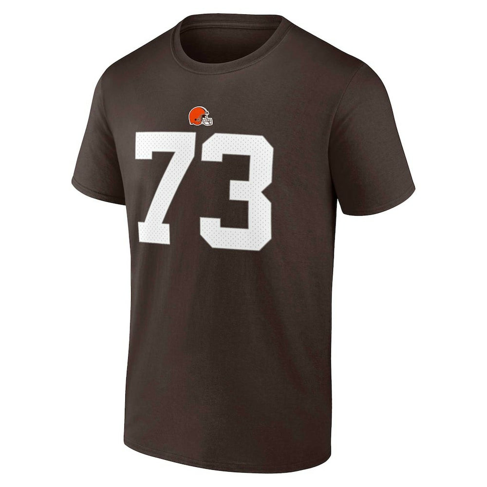 Cleveland Browns Joe Thomas  Retired Player Icon Name & Number T-Shirt | NFL Hot