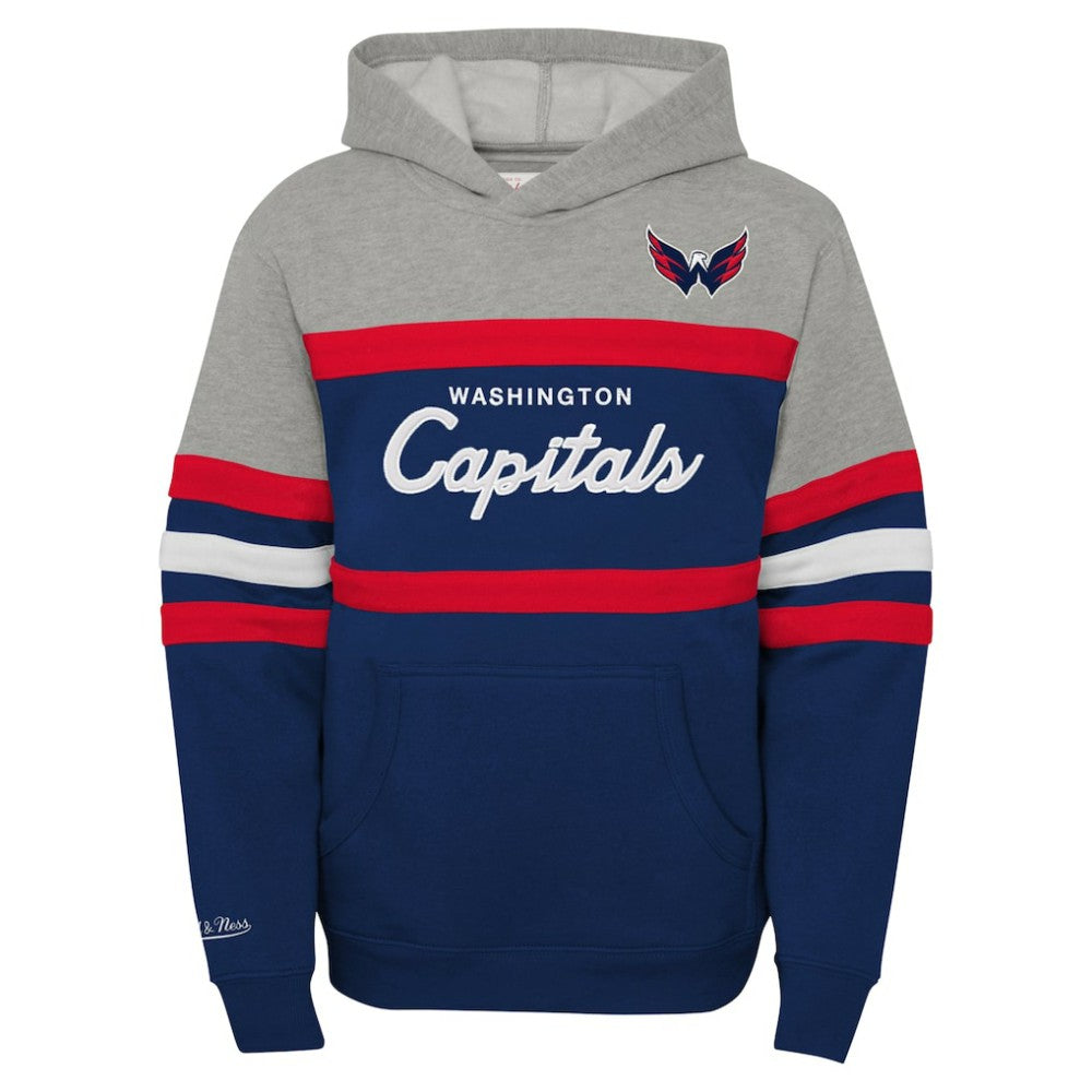 Washington Capitals Mitchell & Ness Youth Head Coach Pullover Hoodie -  NHL Hoodies
