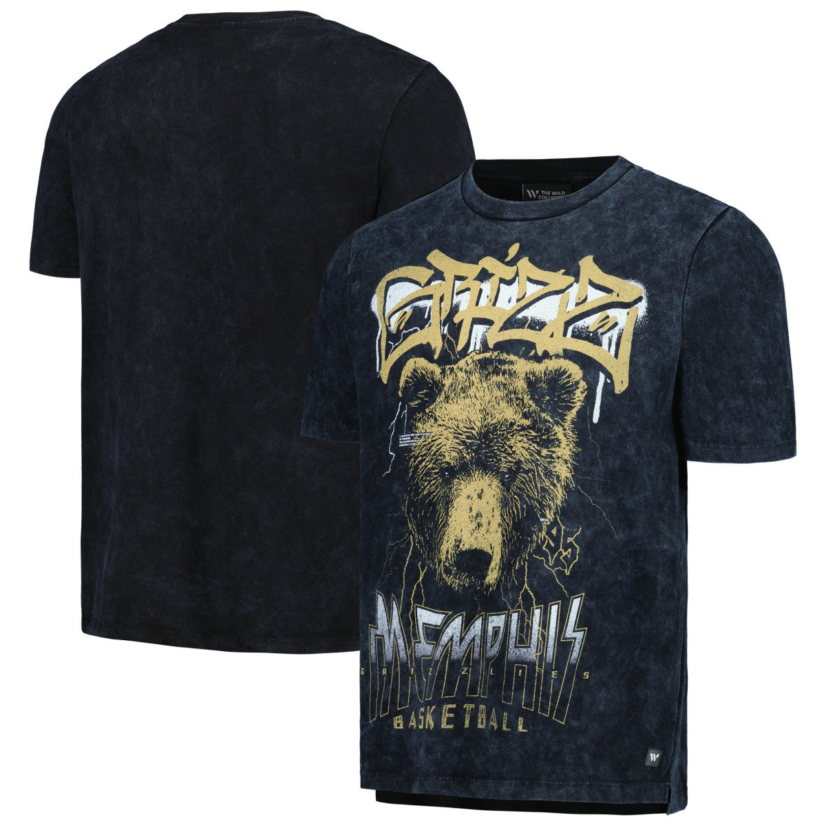 Black Memphis Grizzlies The Wild Collective Unisex Tour Band T-Shirt | NBA