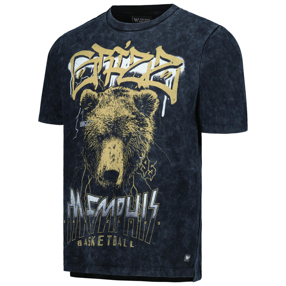 Black Memphis Grizzlies The Wild Collective Unisex Tour Band T-Shirt | NBA