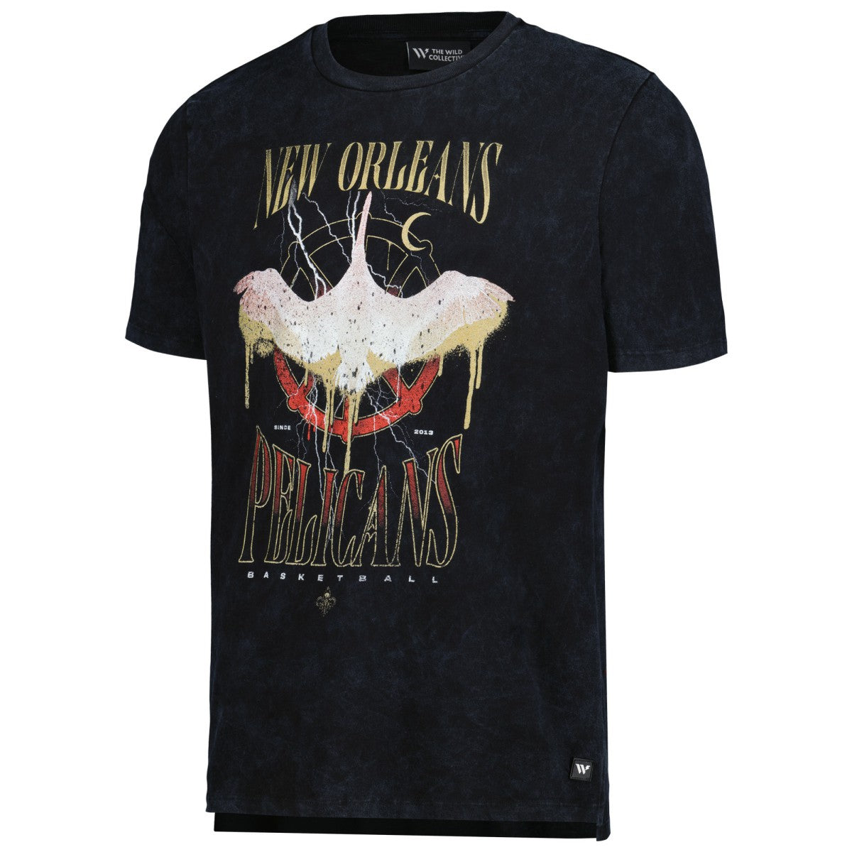 Black New Orleans Pelicans The Wild Collective Unisex Tour Band T-Shirt | NBA