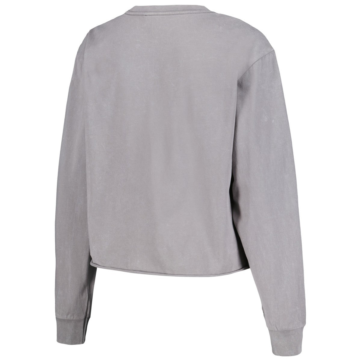 Gray Phoenix Suns The Wild Collective Women's Band Cropped Long Sleeve T-Shirt | NBA