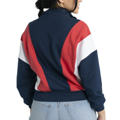 Boston Red Sox Lusso Women's Malia Quarter-Zip Sweatshirt - MLB Sweatshirts