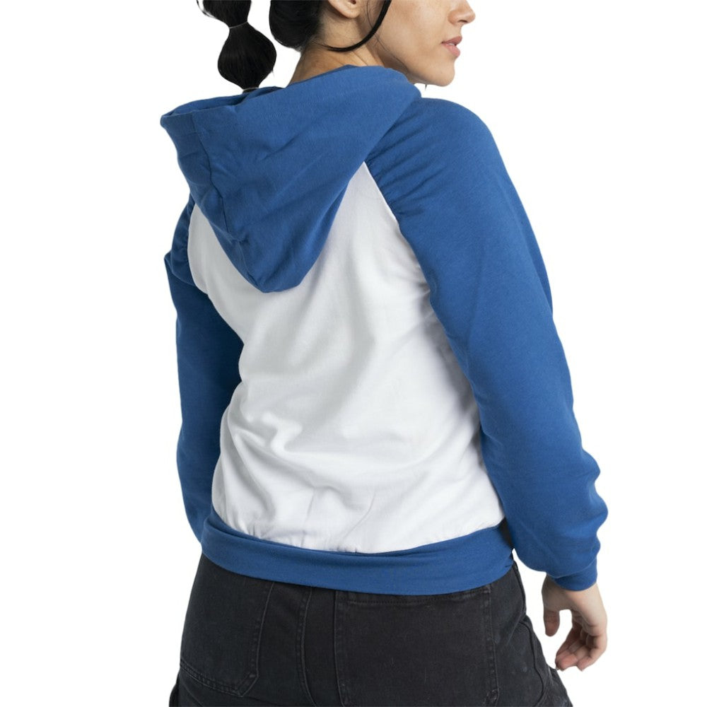 Chicago Cubs Lusso Women's Marlowe Tri-Blend Raglan Pullover Hoodie - MLB Hoodies