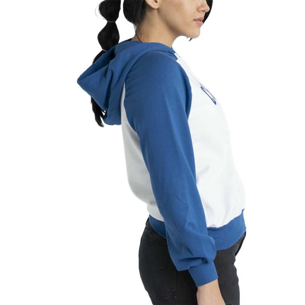 Chicago Cubs Lusso Women's Marlowe Tri-Blend Raglan Pullover Hoodie - MLB Hoodies