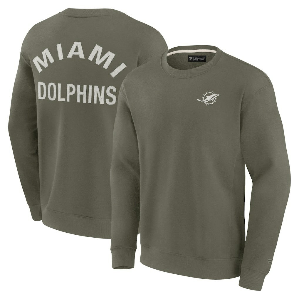 Miami Dolphins Unisex Elements Super Soft Pullover Sweatshirt | NFL Discount