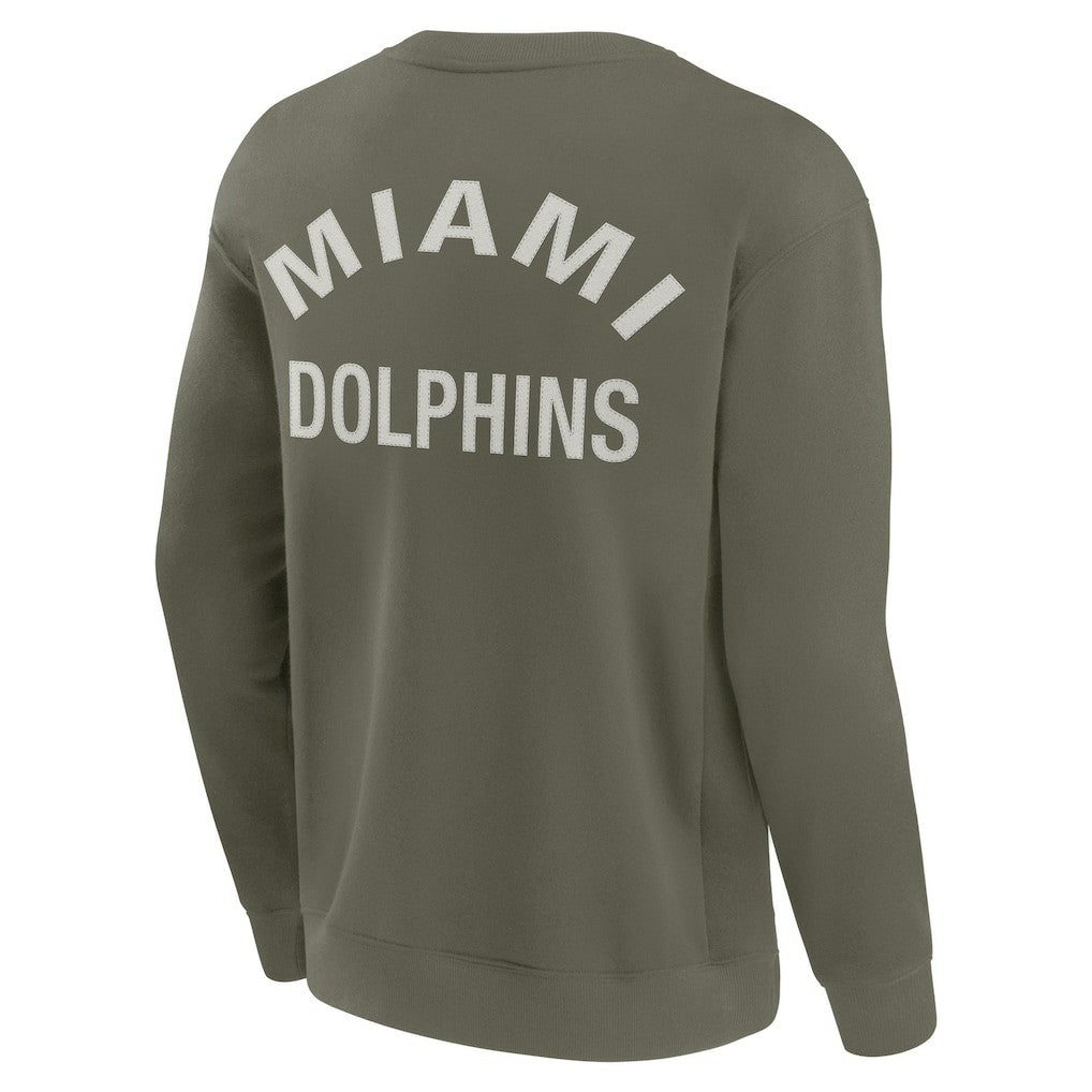 Miami Dolphins Unisex Elements Super Soft Pullover Sweatshirt | NFL Discount