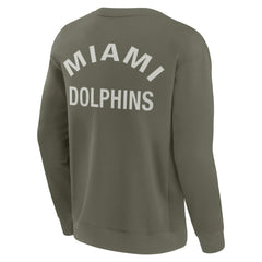 Miami Dolphins Unisex Elements Super Soft Pullover Sweatshirt | NFL Discount