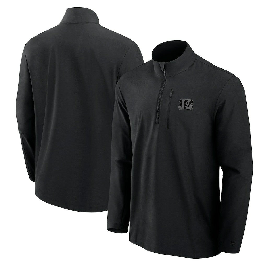 Cincinnati Bengals Front Office Micro Tonal Quarter-Zip Pullover | NFL US