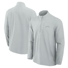 Los Angeles Chargers Front Office Micro Tonal Quarter-Zip Pullover | NFL Discount