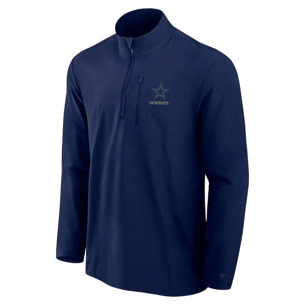 Dallas Cowboys Front Office Micro Tonal Quarter-Zip Pullover | NFL New