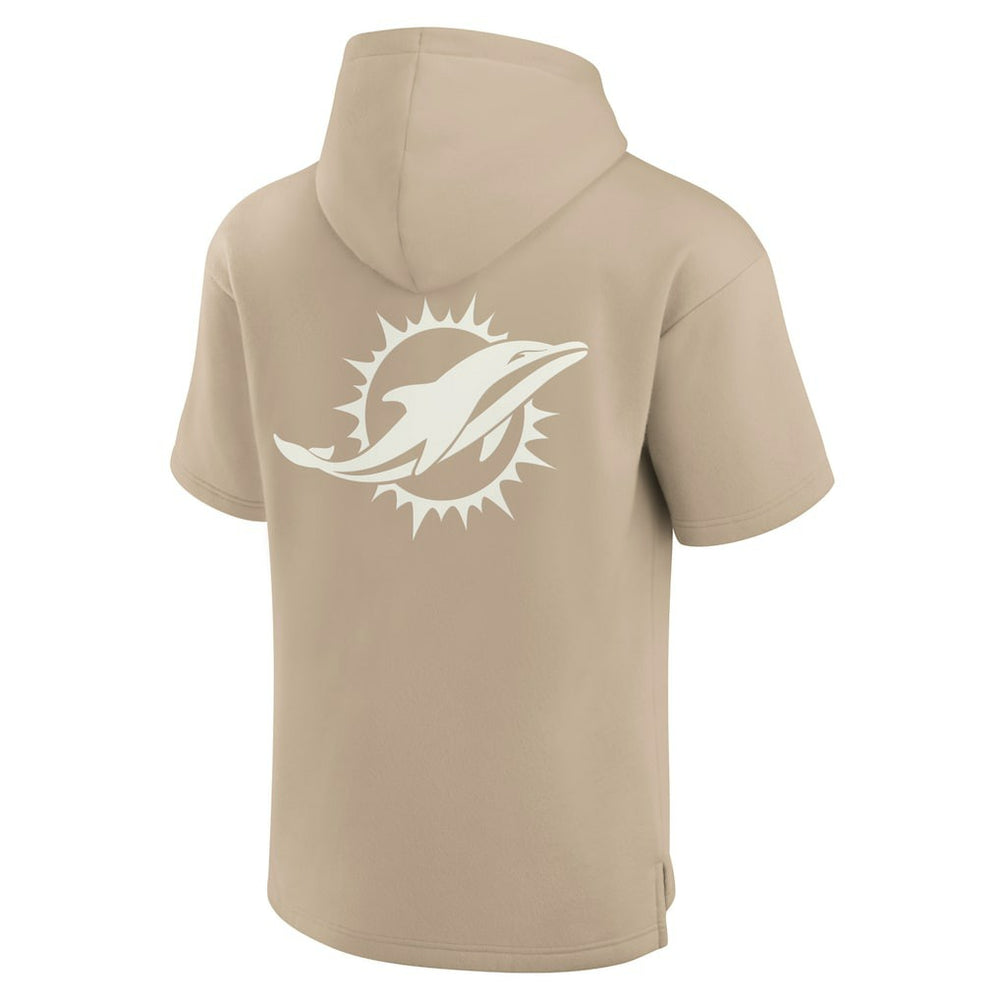 Miami Dolphins Unisex Elements Super Soft Fleece Short Sleeve Pullover Hoodie | NFL US