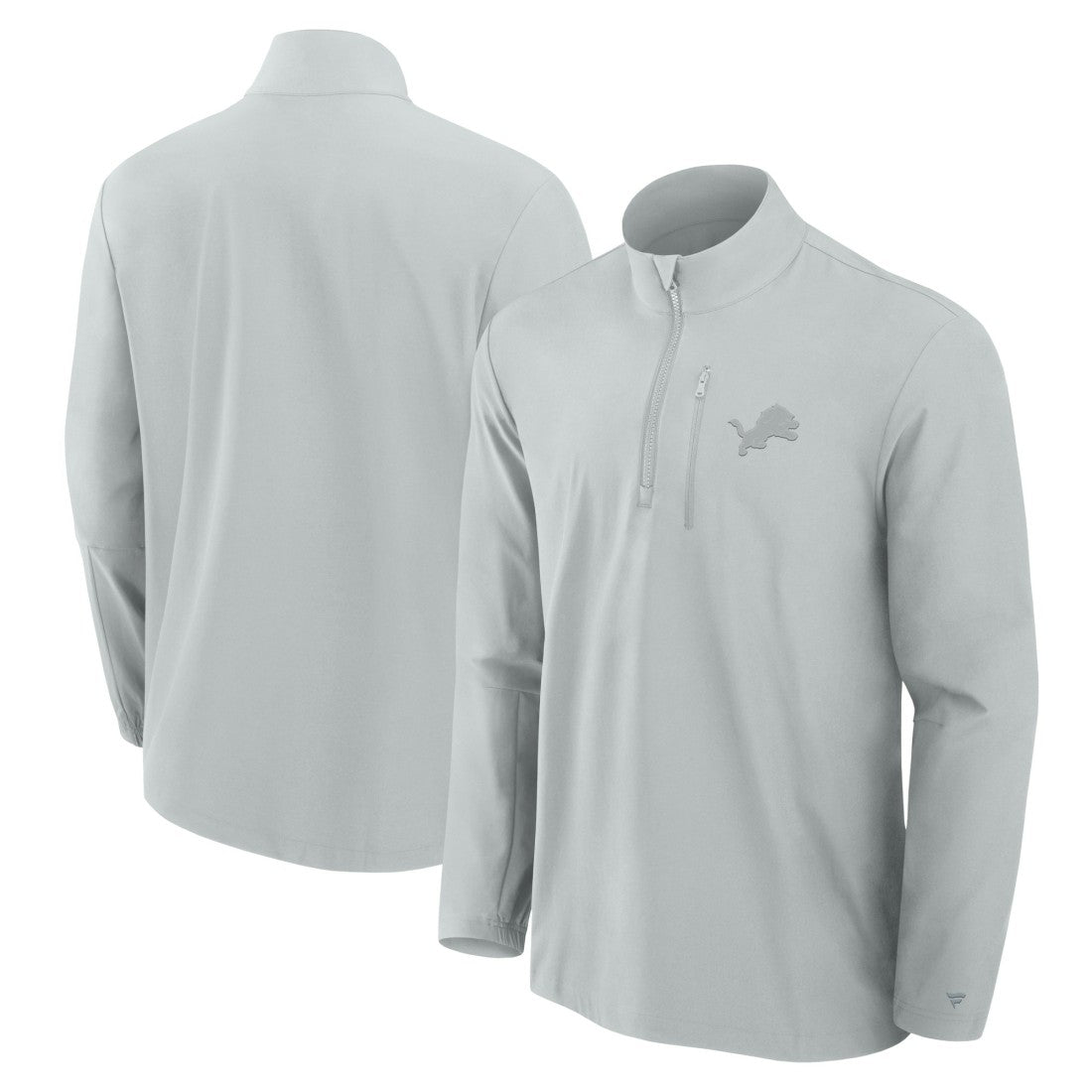 Detroit Lions Front Office Micro Tonal Quarter-Zip Pullover | NFL Sale