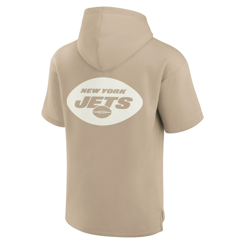 New York Jets Unisex Elements Super Soft Fleece Short Sleeve Pullover Hoodie | NFL Hot