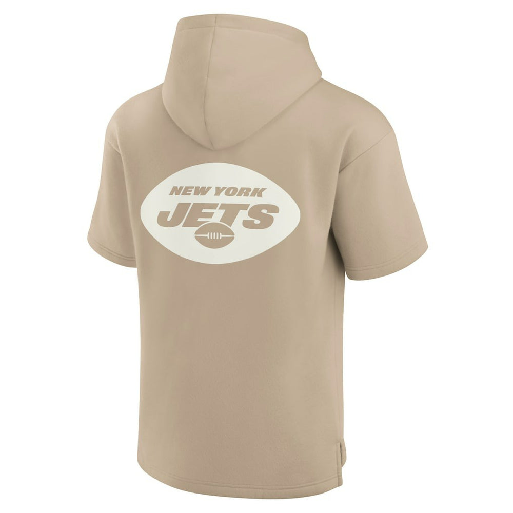 New York Jets Unisex Elements Super Soft Fleece Short Sleeve Pullover Hoodie | NFL Hot