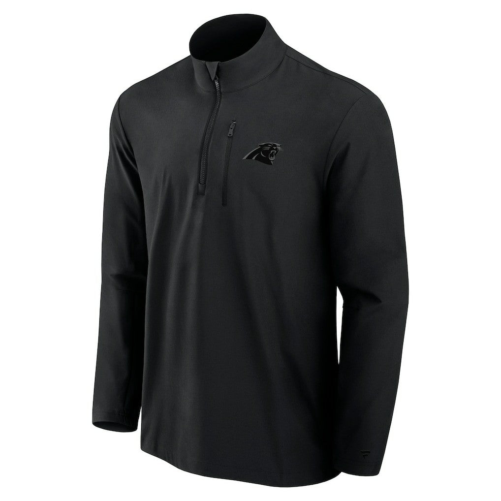 Carolina Panthers Front Office Micro Tonal Quarter-Zip Pullover | NFL Sale