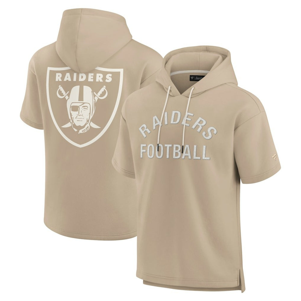 Las Vegas Raiders Unisex Elements Super Soft Fleece Short Sleeve Pullover Hoodie | NFL New