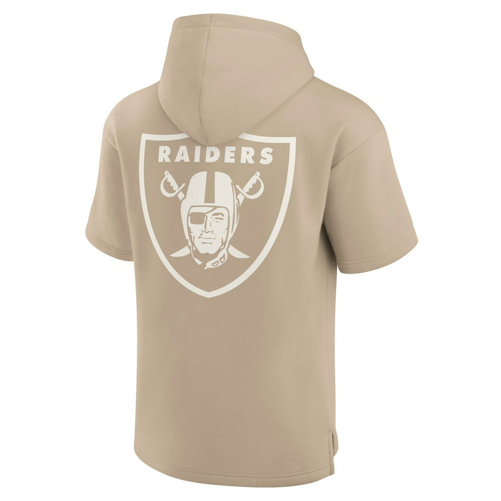Las Vegas Raiders Unisex Elements Super Soft Fleece Short Sleeve Pullover Hoodie | NFL New