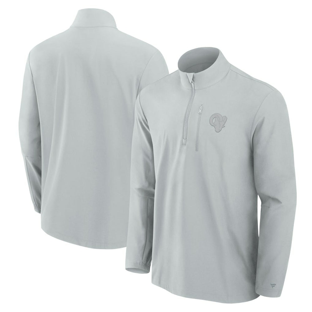 Los Angeles Rams Front Office Micro Tonal Quarter-Zip Pullover | NFL Sale