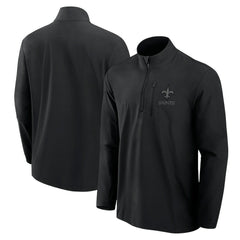 New Orleans Saints Front Office Micro Tonal Quarter-Zip Pullover | NFL On sale