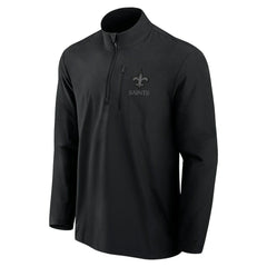 New Orleans Saints Front Office Micro Tonal Quarter-Zip Pullover | NFL On sale