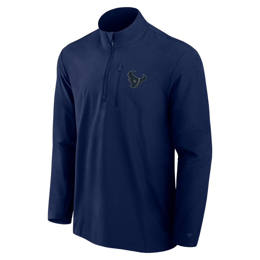 Houston Texans Front Office Micro Tonal Quarter-Zip Pullover | NFL Sale