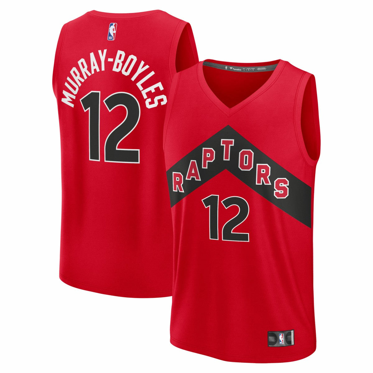Red Collin Murray-Boyles Toronto Raptors 2025 NBA Draft First Round Pick Fast Break Replica Jersey | NBA