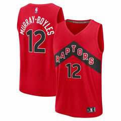 Red Collin Murray-Boyles Toronto Raptors 2025 NBA Draft First Round Pick Fast Break Replica Jersey | NBA