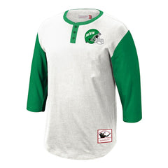 New York Jets Legacy Slub Henley 3/4 Sleeve T-Shirt | NFL New