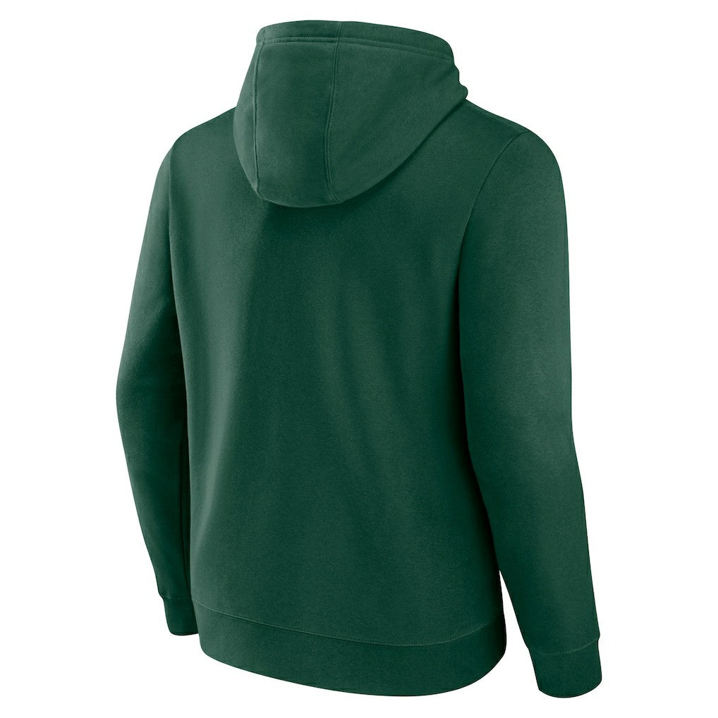 Hunter Green Milwaukee Bucks Primary Logo Pullover Hoodie | NBA