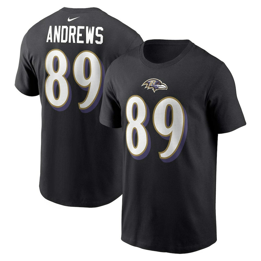 Baltimore Ravens Mark Andrews  Player Name & Number T-Shirt | NFL Outlet