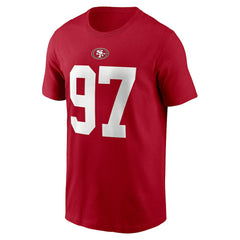 San Francisco 49ers Nick Bosa  Player Name & Number T-Shirt | NFL New