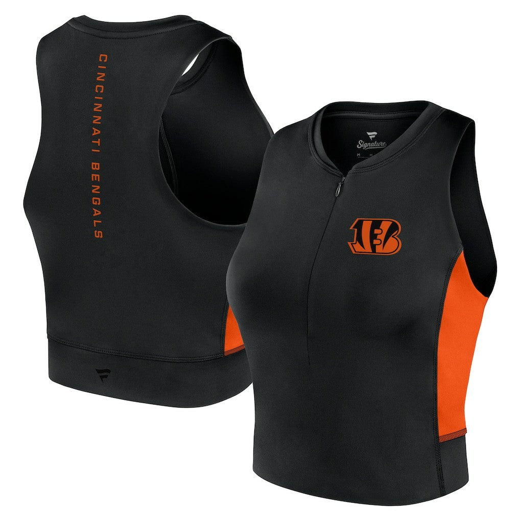 Cincinnati Bengals Women's Studio Fitted Gym Tank Top | NFL Near me